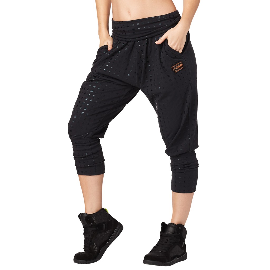 Zumba® Sew Black Top Modal Harem Capri Pants - Women | Best Price and  Reviews | Zulily
