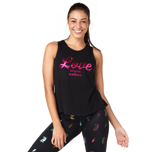 Zumba Love Anywhere Open Back Tank