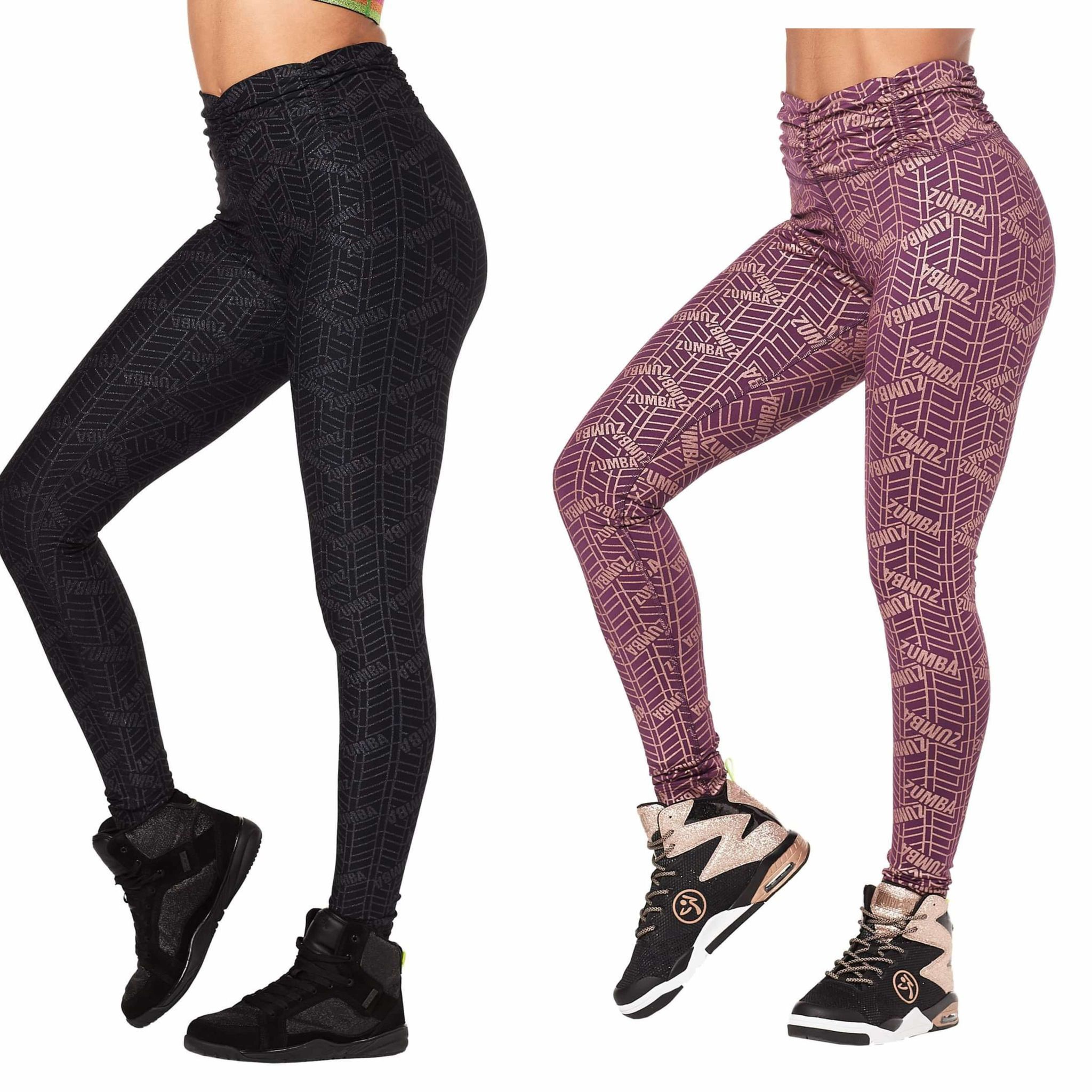 All That Glitters Is Zumba High Waisted Ruched Leggings – Zumba Shop SEA