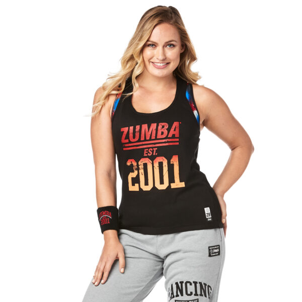 Zumba Est. 2001 Ribbed Tank