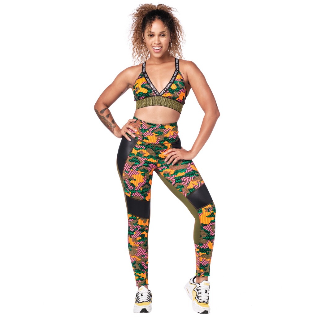 Zumba Dance In Color High Waisted Ankle Leggings – Latinfit Middle