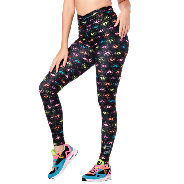 Zumba Luck High Waisted Ruched Leggings