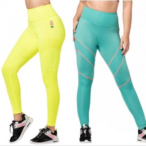 Bold Is The New Basic High Waisted Ankle Leggings - Zumba Shop SEA