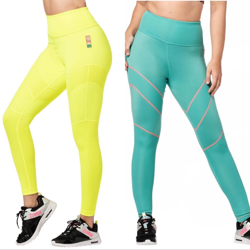 Bold Is The New Basic High Waisted Ankle Leggings - Zumba Shop SEA