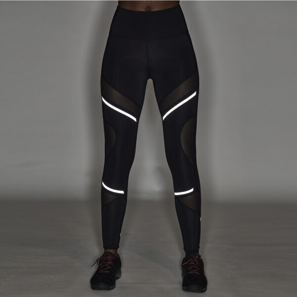 Reflective Accent Ankle Leggings