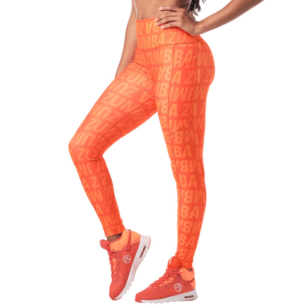 Zumba Dance In Color High Waisted Ankle Leggings – Latinfit Middle