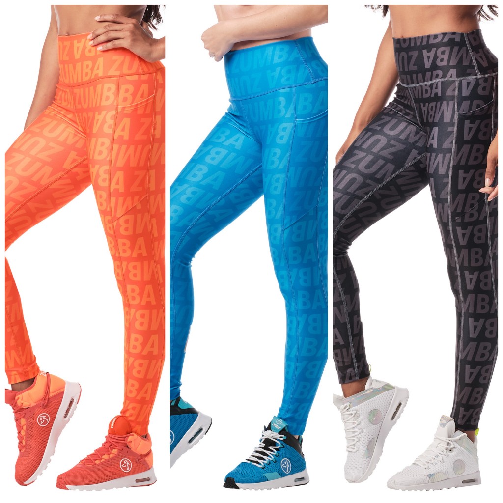 Dance In Color High Waisted Ankle Leggings - Zumba Shop SEA