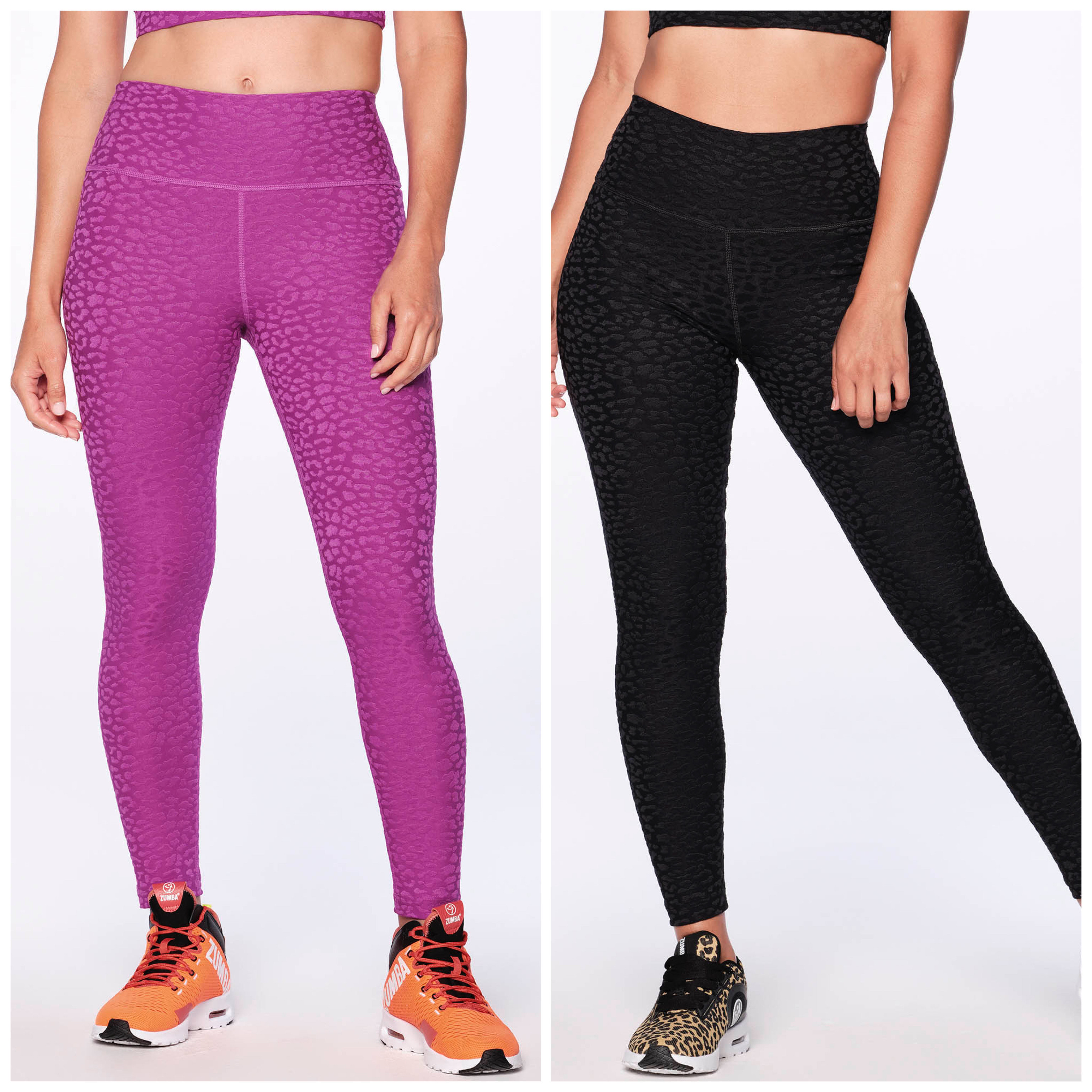 Zumba High Waisted Ankle Leggings With Pockets