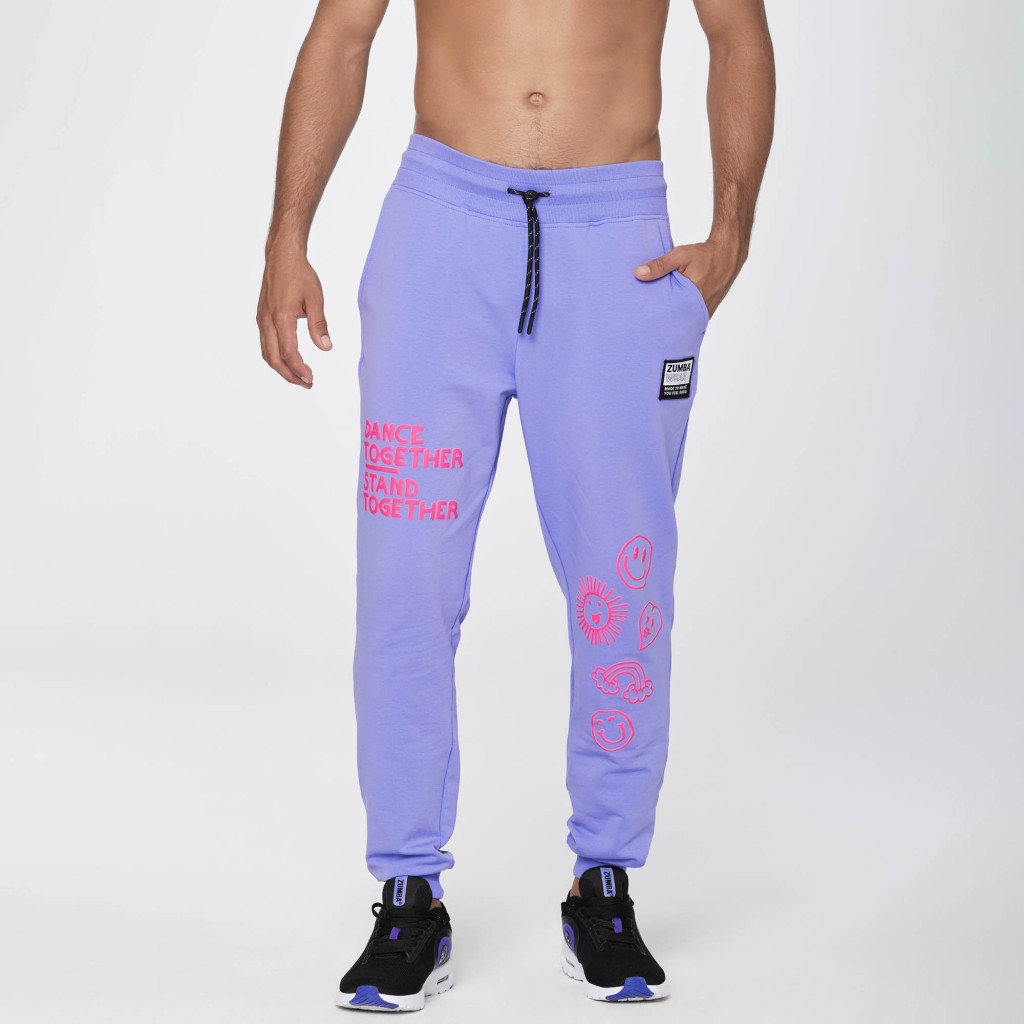 Zumba Fitness, Pants & Jumpsuits, Zumba Wear Size Xxl Purple Cargo Dance  Track Pants Hip Hop Movement