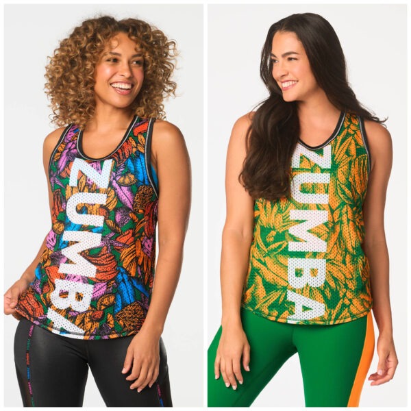 Zumba Tropics Mesh Tank