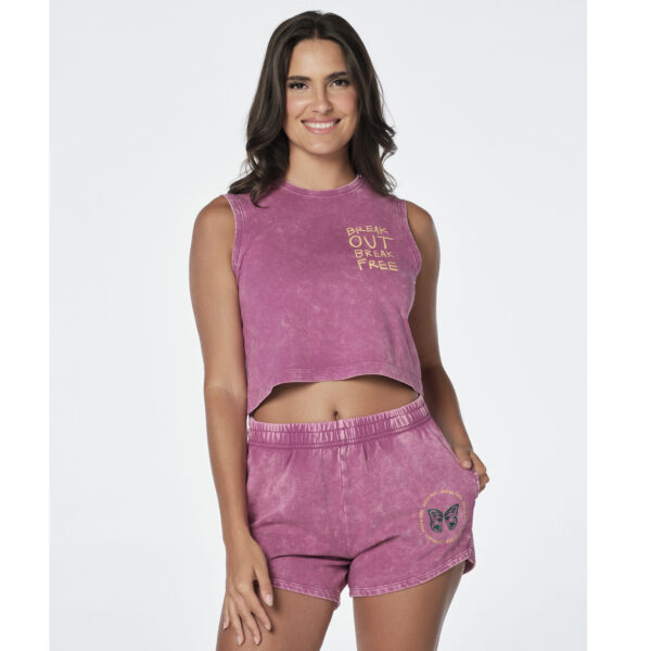 Break Out Break Free Crop Tank