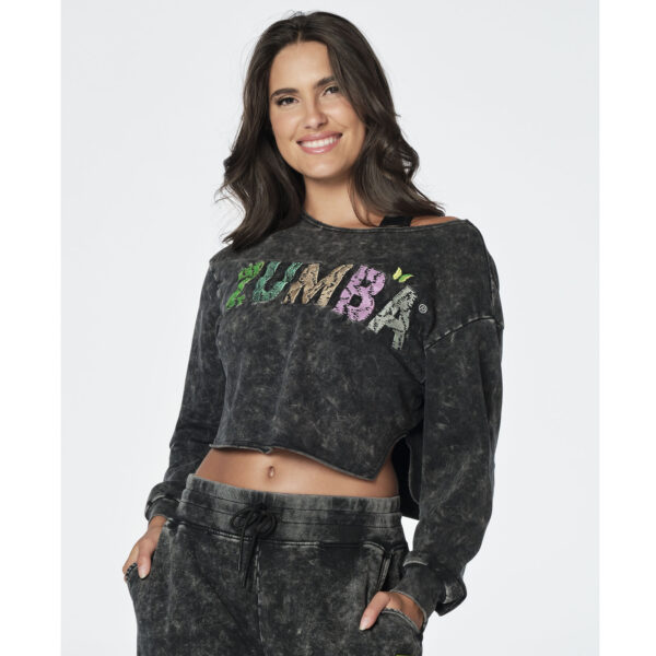 Zumba Transform Crop Sweatshirt