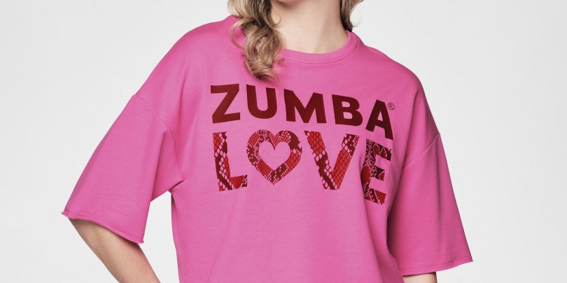 Retro Zumba Crossover Waistband Skort - Pink-A-Boo Z1B000359