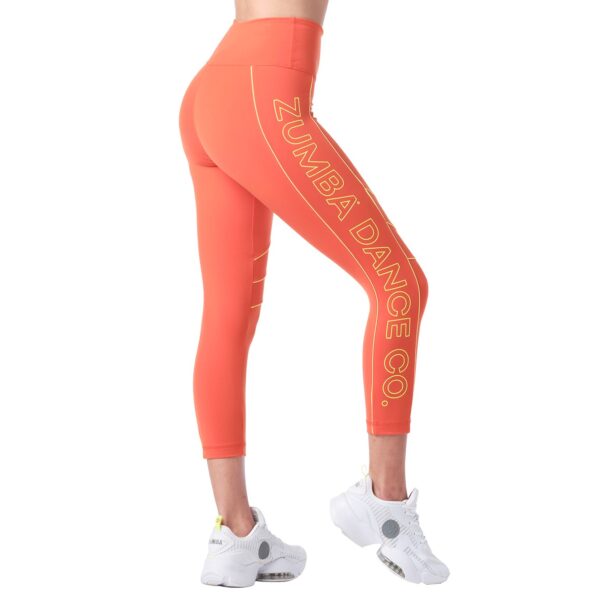 Zumba Dance Co. High Waisted Crop Leggings