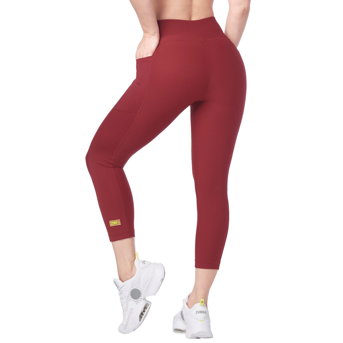 Zumba Dance High Waisted Crop Leggings