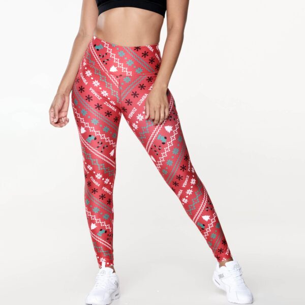 Peace Joy Zumba High Waisted Ankle Legging