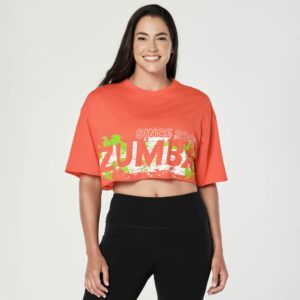 Zumba Since 2001 Crop Top - CHA-CHA Cherry, M