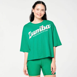 Zumba Prep Boxy Top - Very Verde, XS
