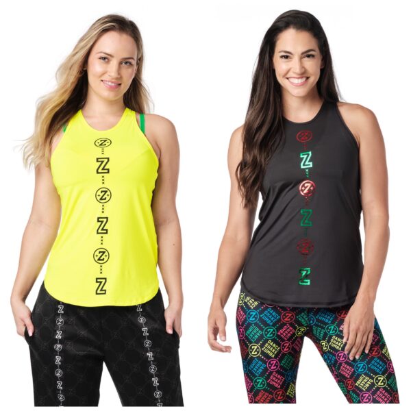 Zumba Dance High Neck Tank