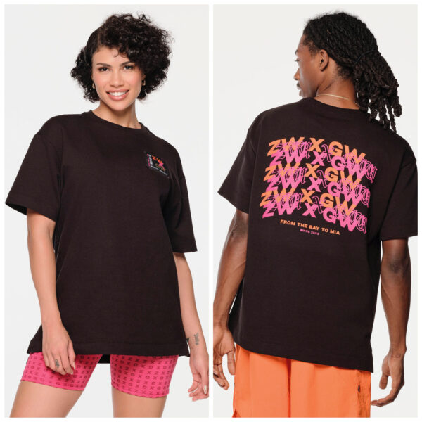 ZW X GW Unisex Oversized Crew Neck Top
