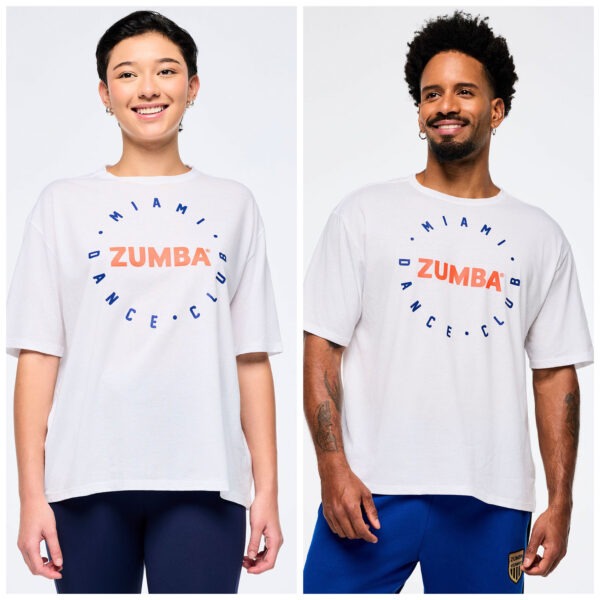 Zumba Victory Boxy Top With Turnback Hems