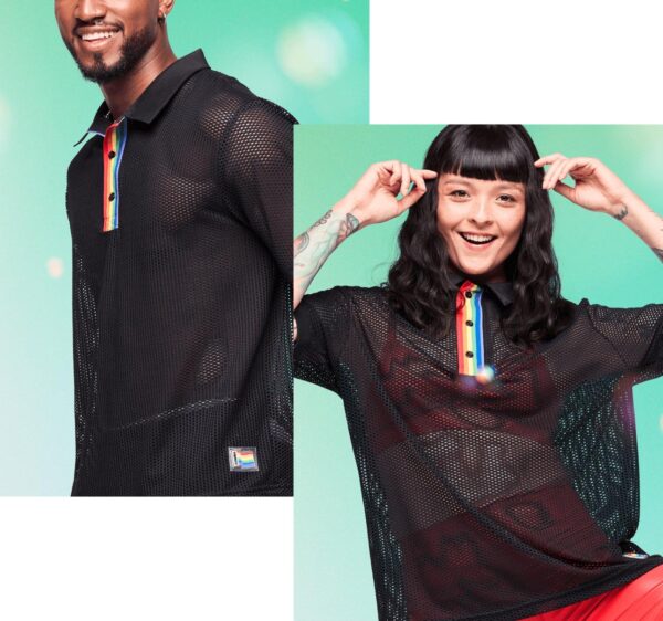 Zumba Oversized Mesh Polo