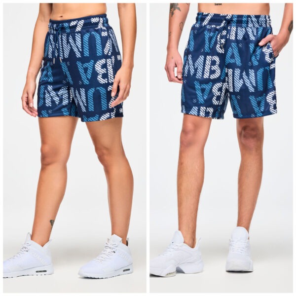 Blue Jean Mesh Shorts